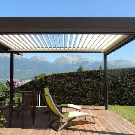 DOLLEANS SERVICE propose  sa nouvelle Gamme de PERGOLA BIOCLIMATIQUE dans le 27 / 76